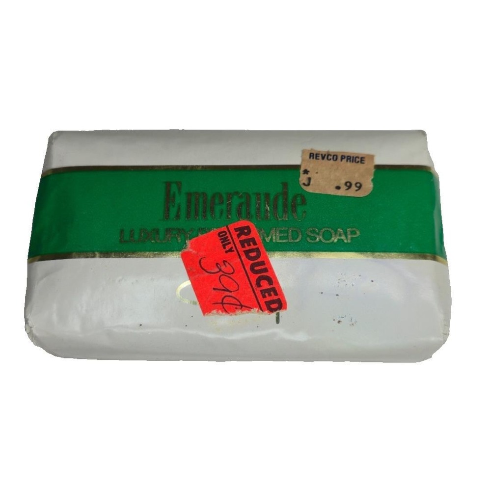 Vintage‎ Coty Emeraude Luxury Perfumed Bar Soap Bar 4.8 oz NOS
